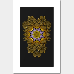 Fractal Mandala Posters and Art